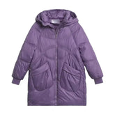 Mid-length Glossy Padded Coat